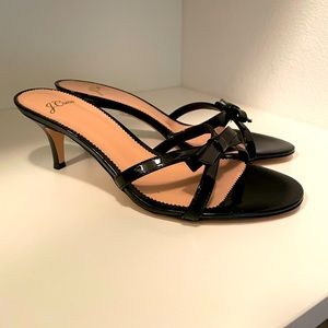 Jcrew black slide shoe